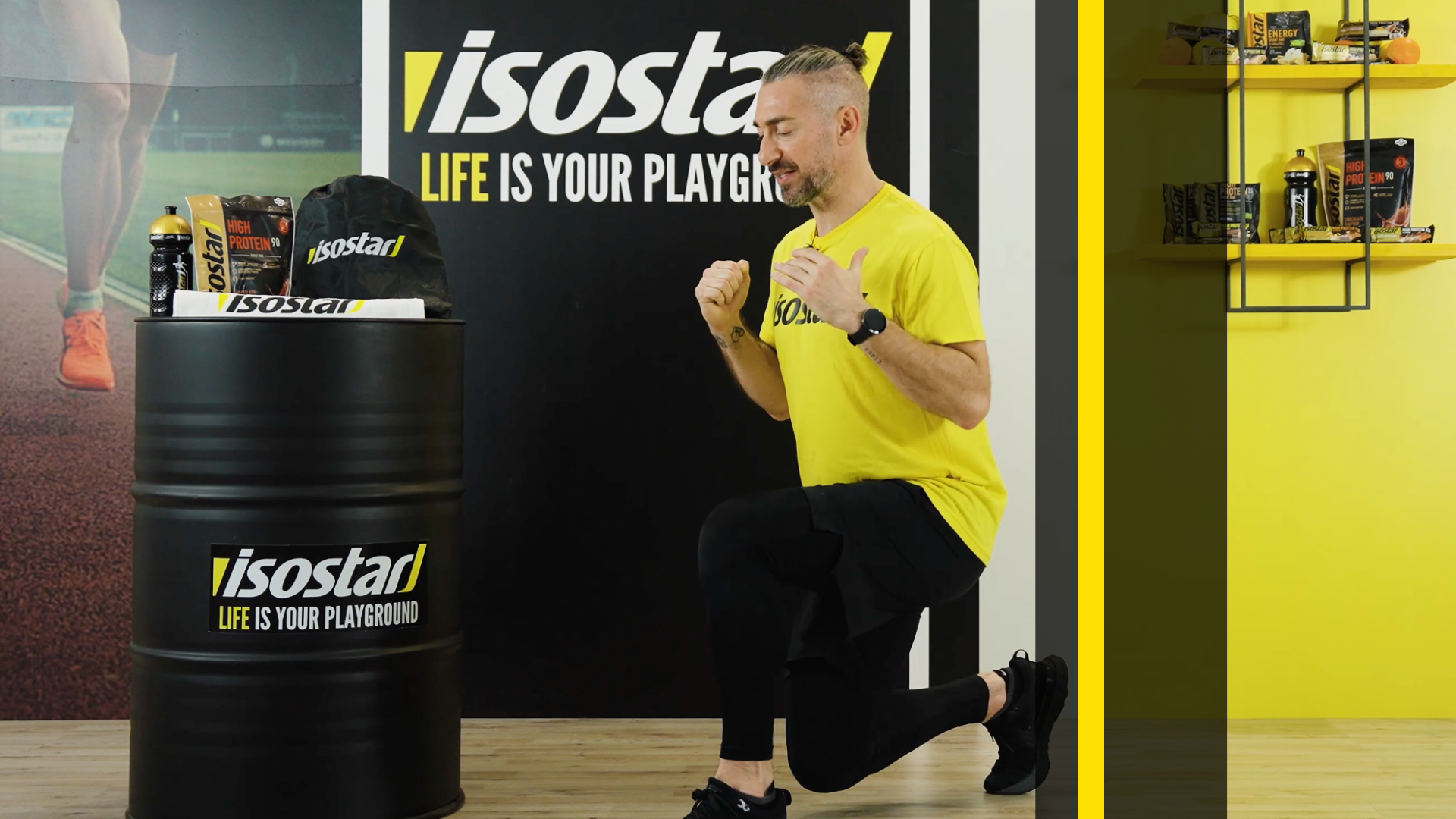 Squat e affondi per allenare arti inferiori nel basket